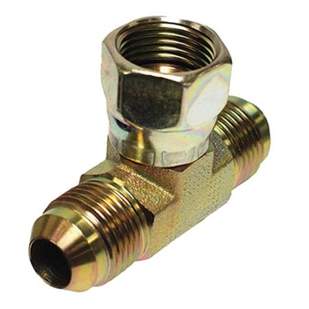 Apache Apache 39036016 0.5 in. Male JIC Swivel T Fitting Hydraulic Adapter 193811